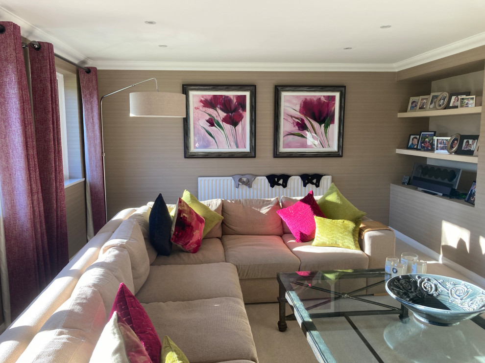 Modern Neutral Living Room - Surrey