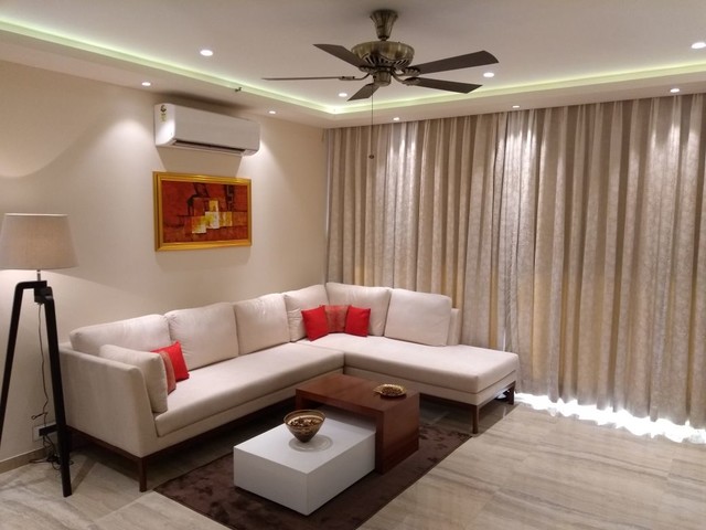 shristi sea view , Mahim - Modern - Living Room - Mumbai - by