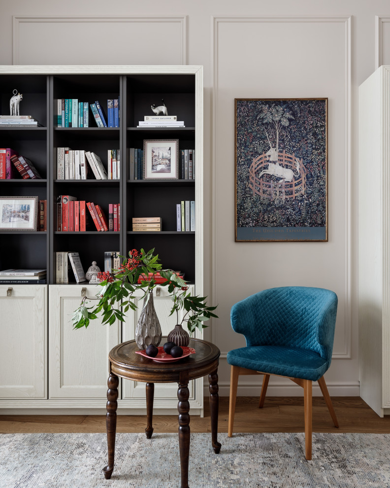 Гостиная-библиотека