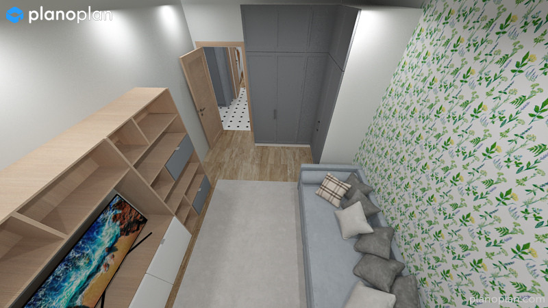 3х-комнатная квартира для семьи с 4мя детьми в скандинавском стиле