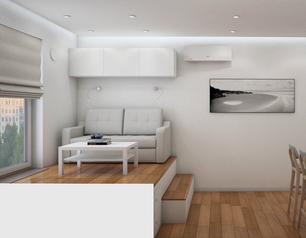 Квартира ЖК CLEVERLAND 18м2 (современный стиль)