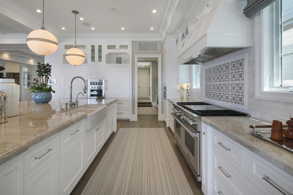 Photo of a beach style kitchen in Orange County.