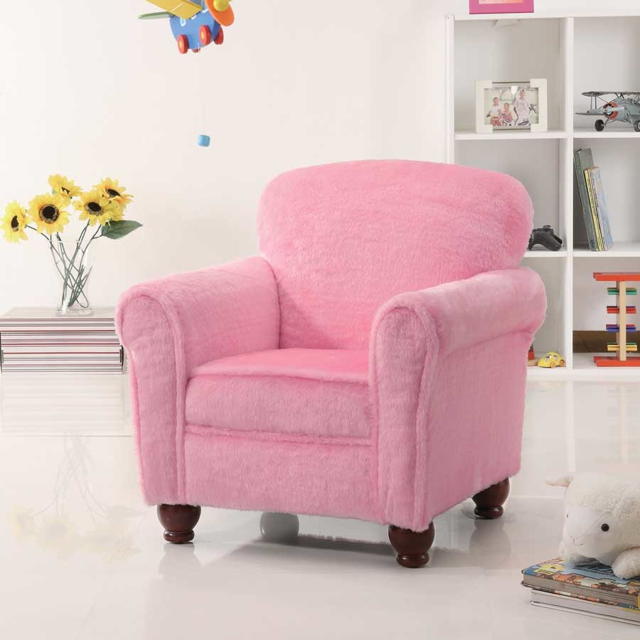 Pink Traditional Kids Chair