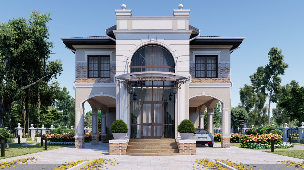 ДОМ-УСАДЬБА НА 2 СЕМЬИ + МАСТЕРСКАЯ (В1)