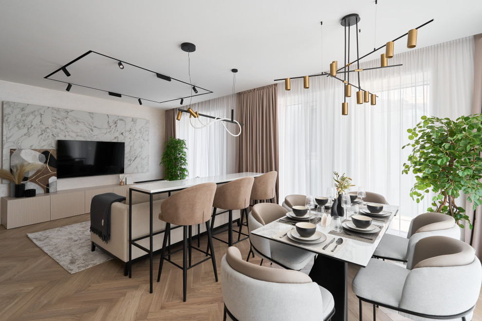 Евро 4к квартира 131 кв.м в ЖК "SKY HOUSE"