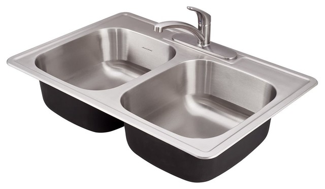 American Standard 22db 6332283c Colony 33 Double Basin Stainless Steel Kitchen American Standard 22db 6332283c Colony 33 Double Basin Stainless Steel Kitchen