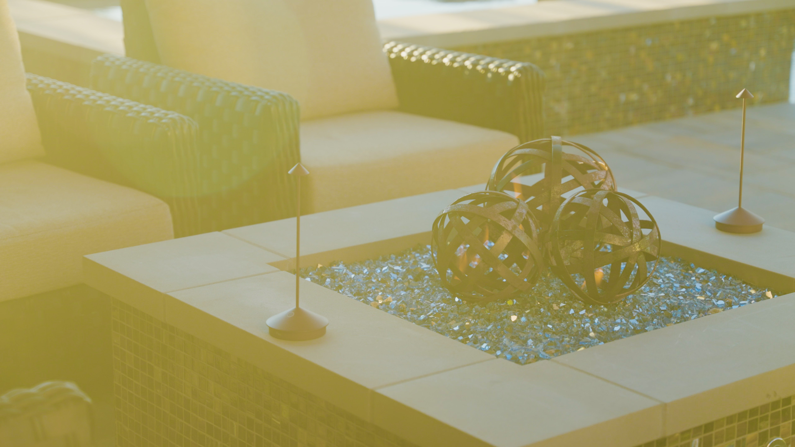 Modern Hillside Pool & Spa
