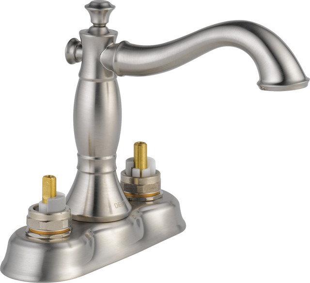 Delta Cassidy Two Handle Centerset Bathroom Faucet Less Handles
