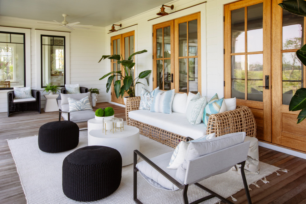 Coastal Cool - Beach Style - Porch - Charleston - by Megan Molten