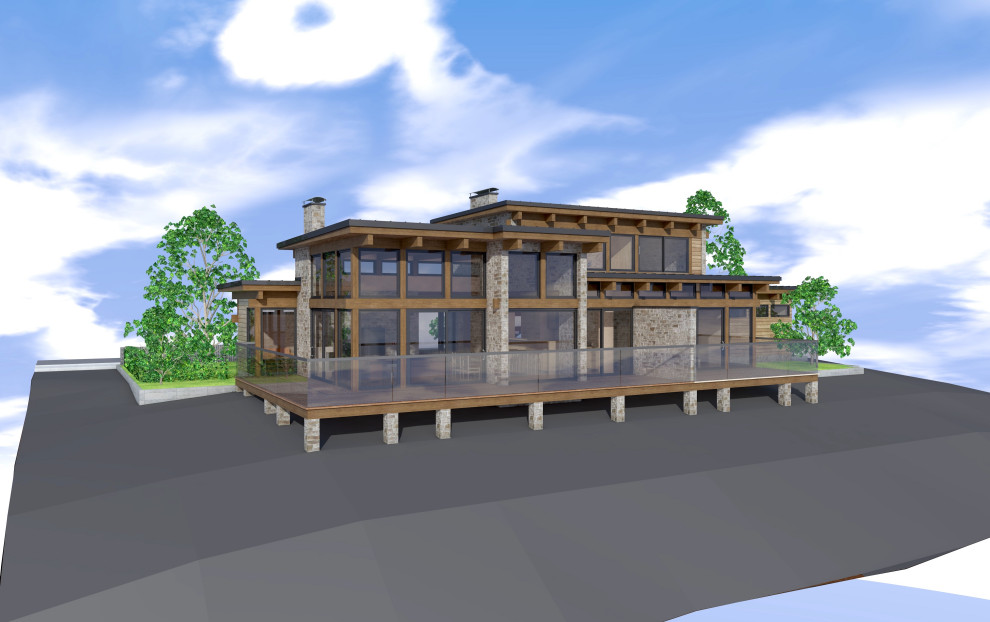 TIMBER FRAME HOUSE TF 3450