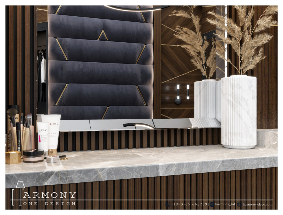 Дизайн-проект спальни общей площадью 25 м2