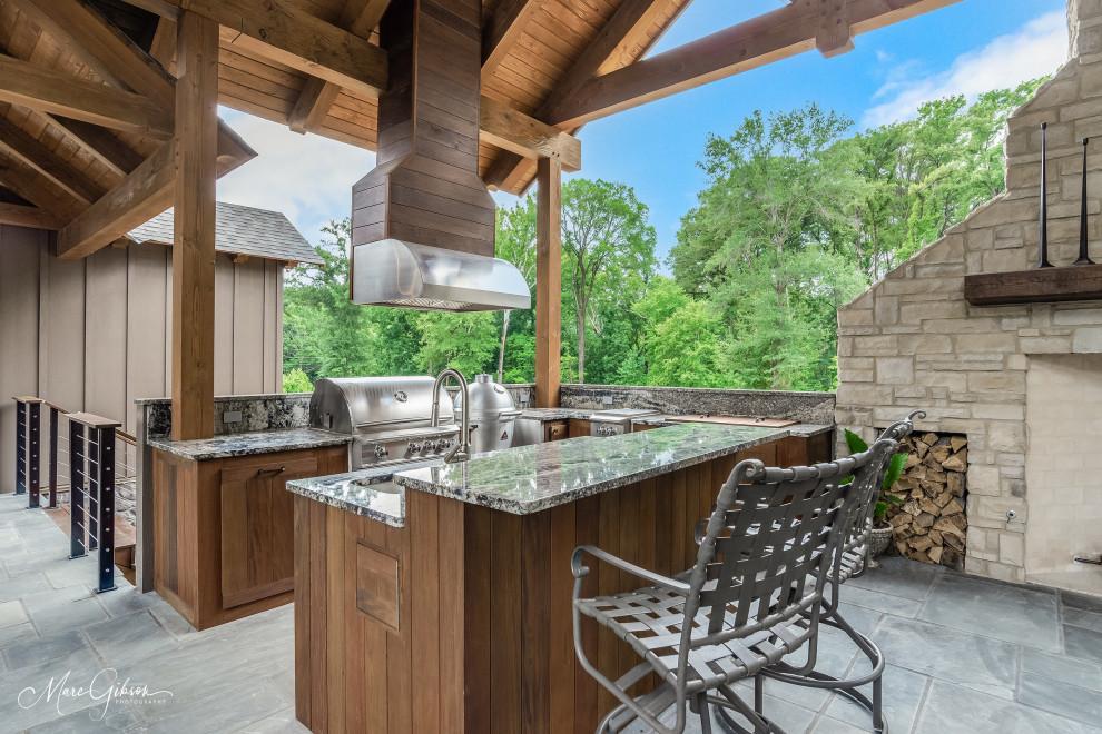 Timber Frame Outdoor Kitchen