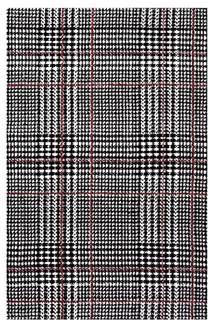 Kaja Abstract Plaid Area Rug - Contemporary - Area Rugs - by Sleek ...