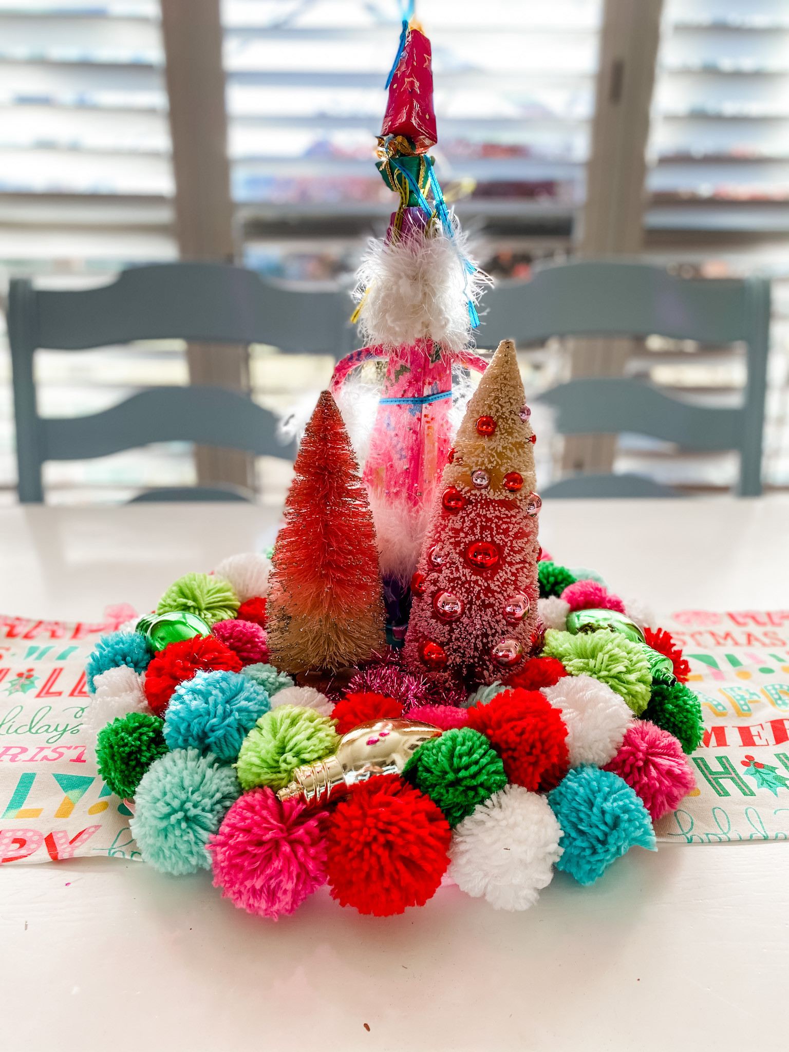 Pink Christmas Home Decor
