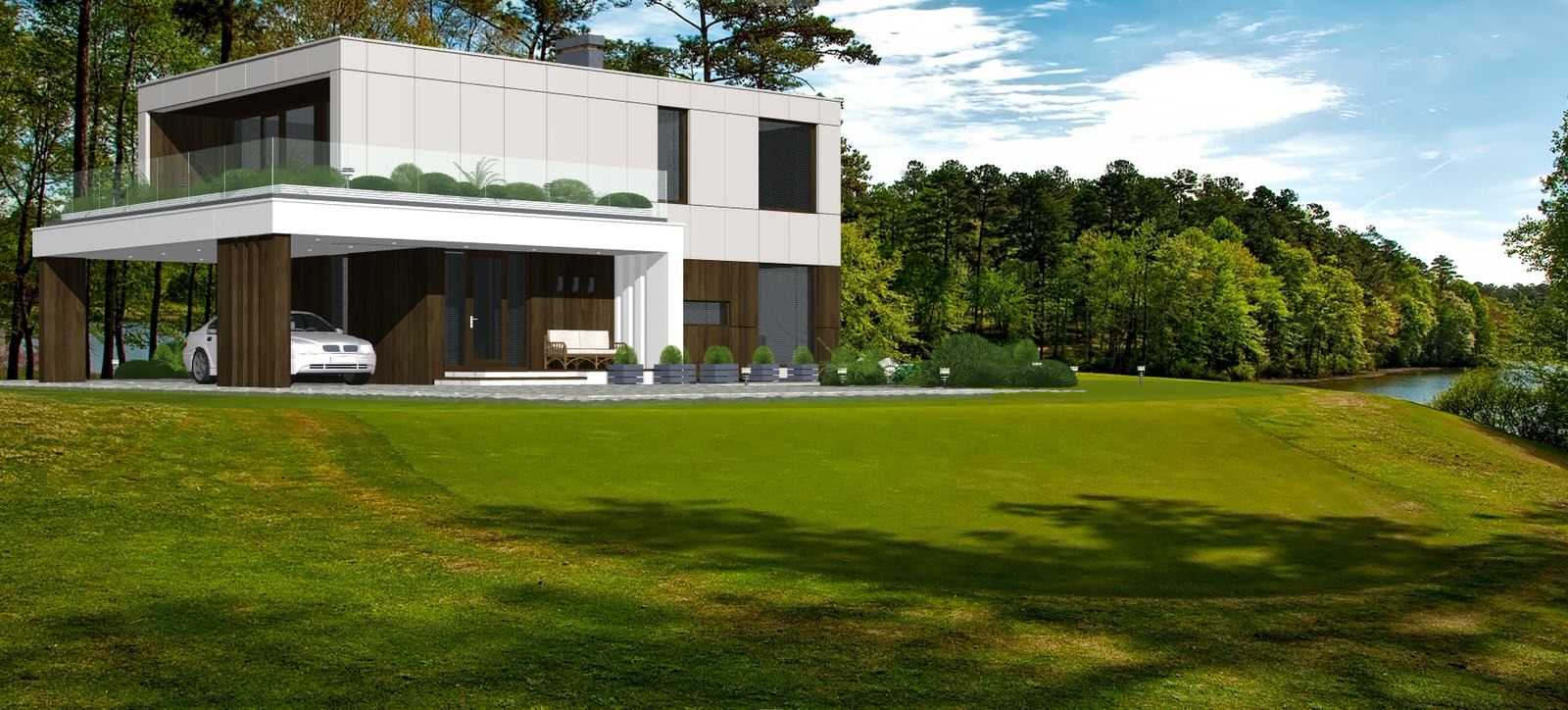 Жилой дом площадью 150 м. кв.