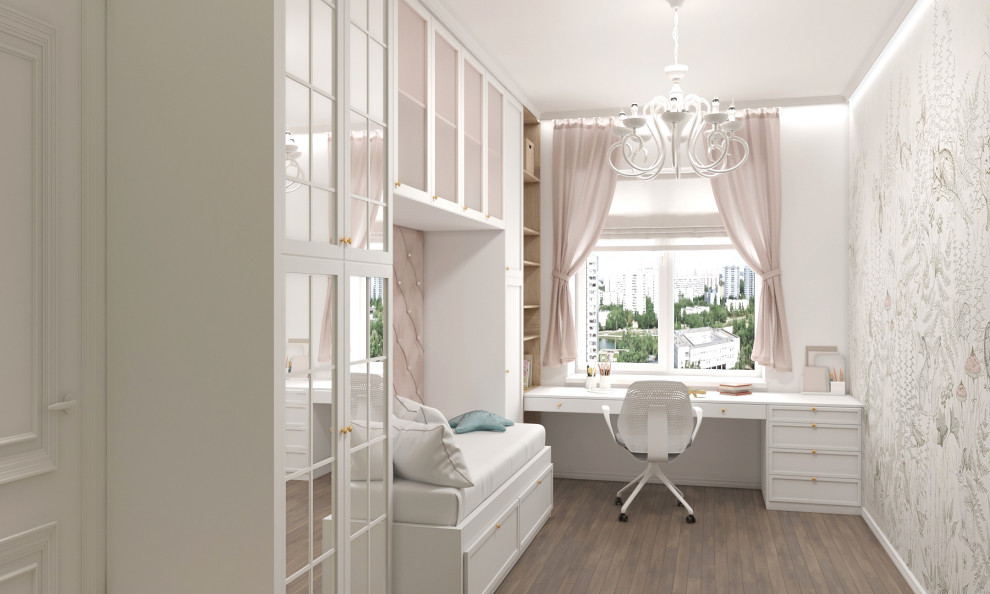 Комната девочки в классическом стиле