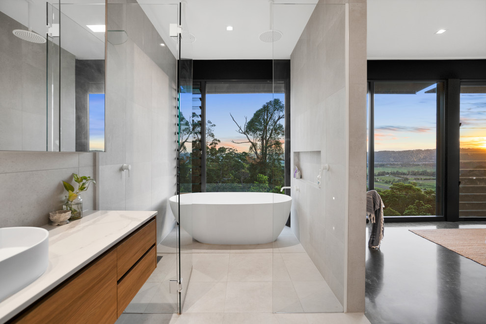 Raw Beauty Contemporary Bathroom Sunshine Coast by Real Living