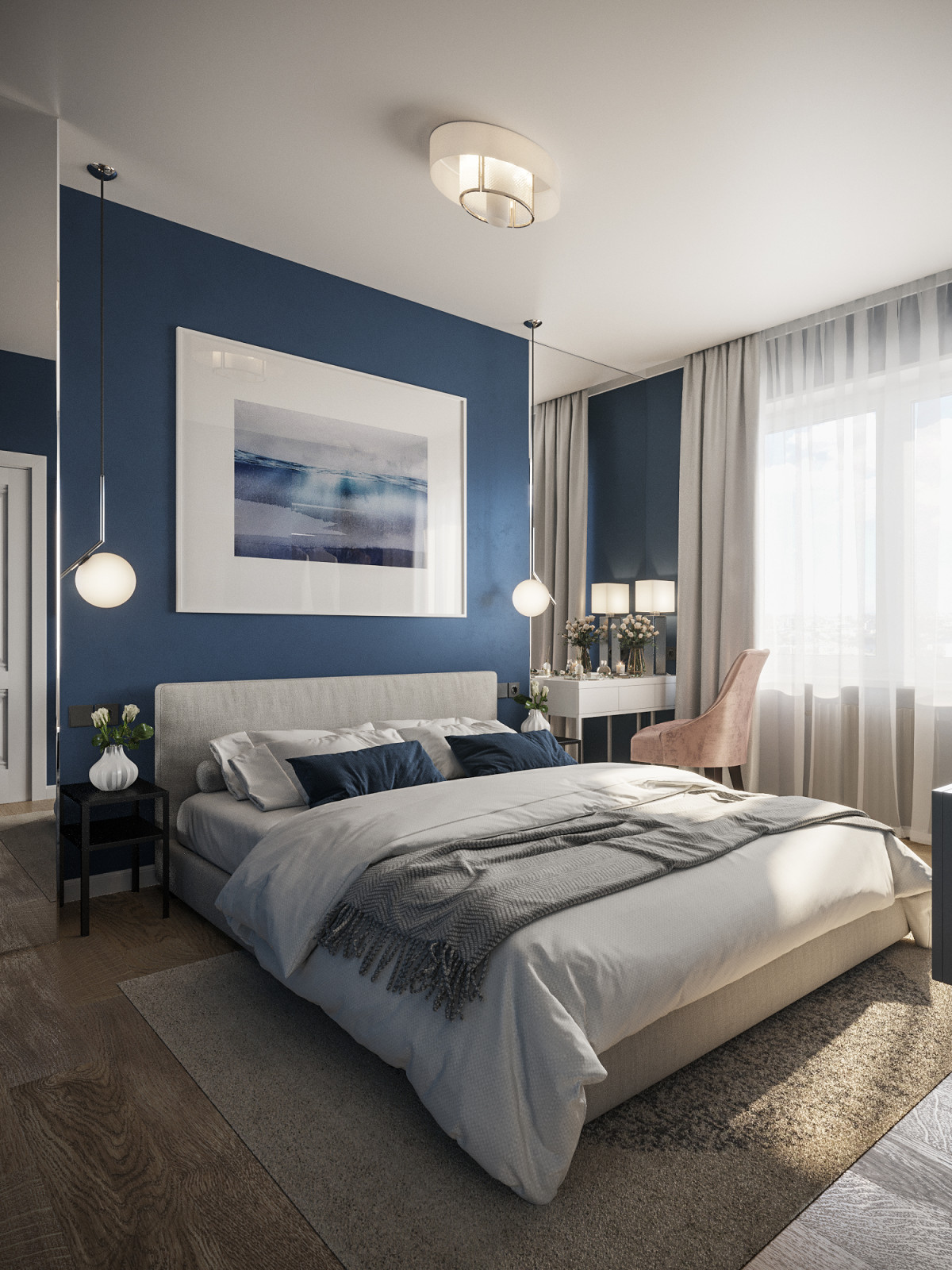 Двухкомнатная квартира 55 м.кв.