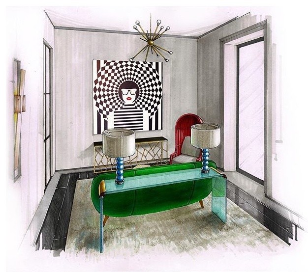 Эскизная подача интерьера для ивентеров, дизайнеров и архитекторов