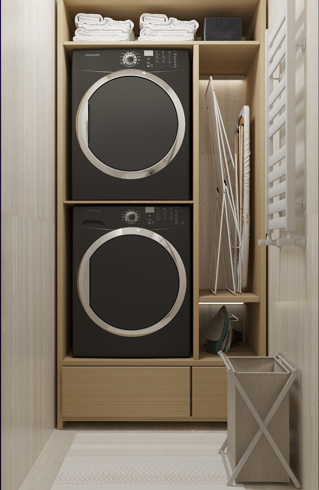 Санузлы и постирочная.