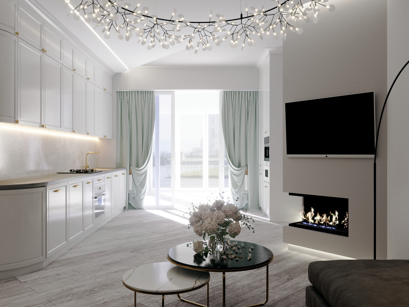 Кухня-гостиная