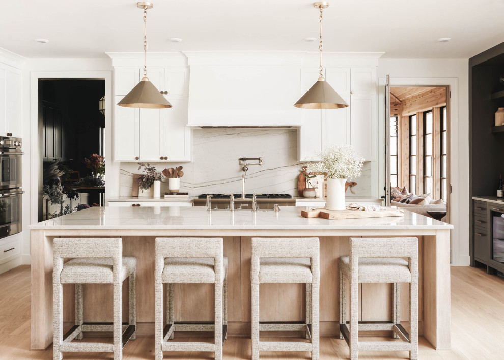 Inspiration for a transitional kitchen in Other.