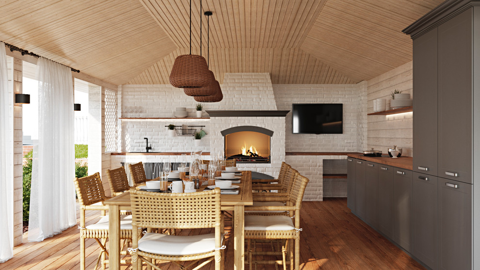 Загородный дом в лесу