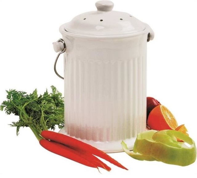 Ceramic Compost Crock Modern Compost Bins by BuilderDepot, Inc.