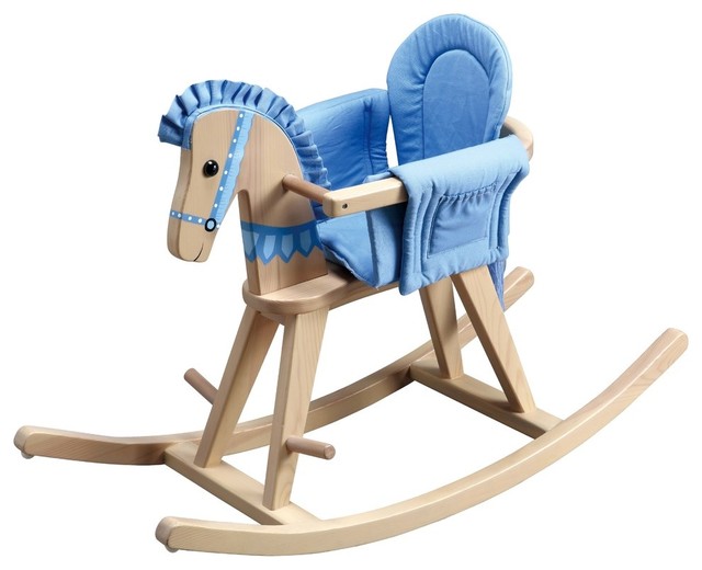 hand painted rocking horse