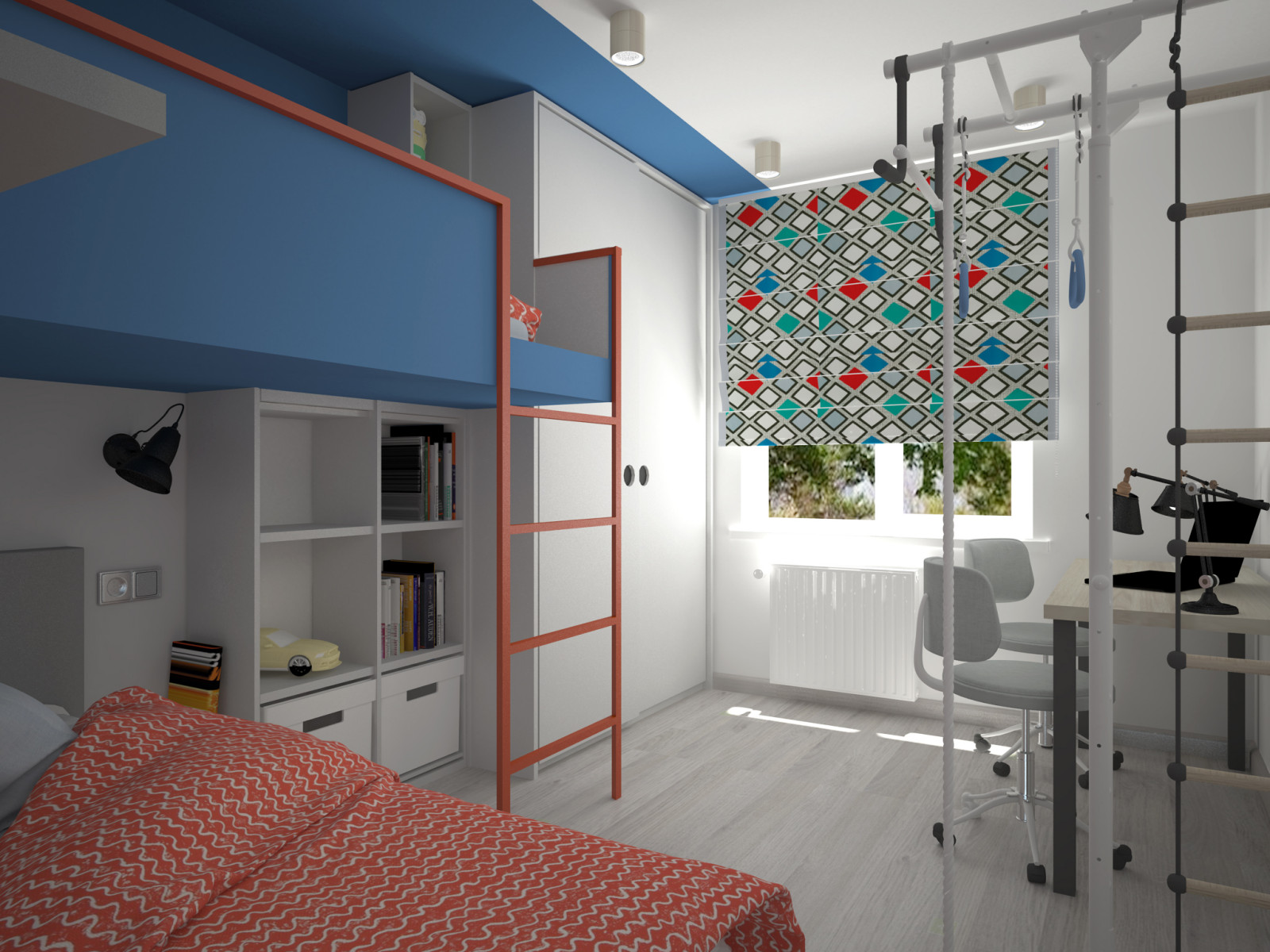 Детская комната для 2х мальчиков