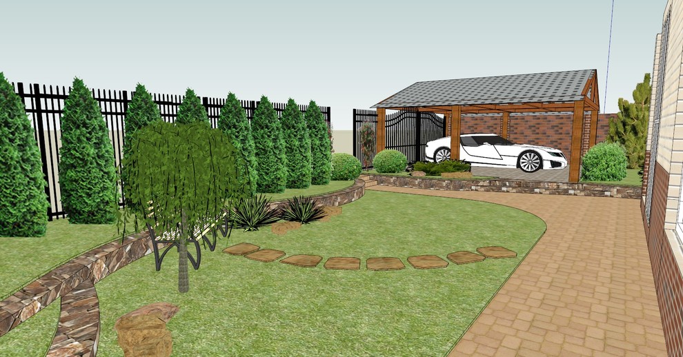 Дизайн проект ландшафта г. Ростов-на-Дону