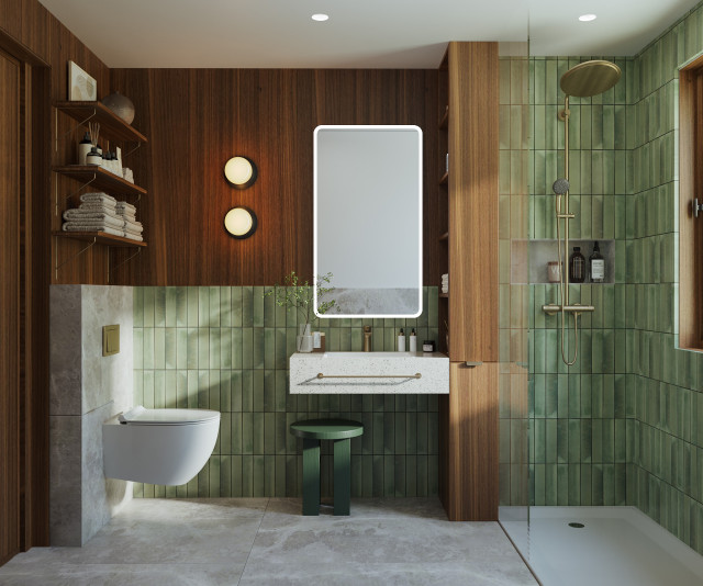 Ch&acirc;tel rustic-bathroom