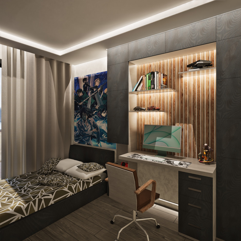 Дизайн-проект спальни для подростка