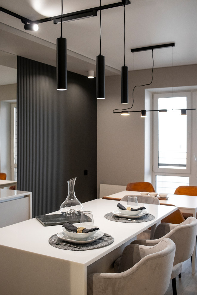 Кухня-гостиная в ЖК Правобережный