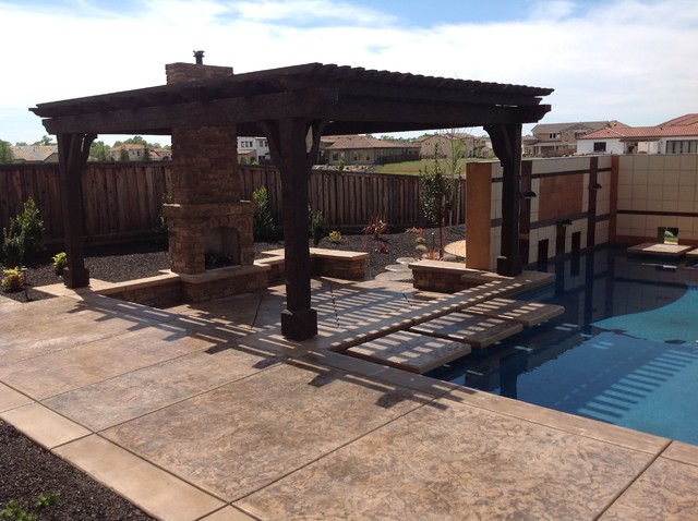 Morgan Creek Project contemporaneo-patio