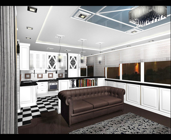 Однокомнатная квартира в Москве.