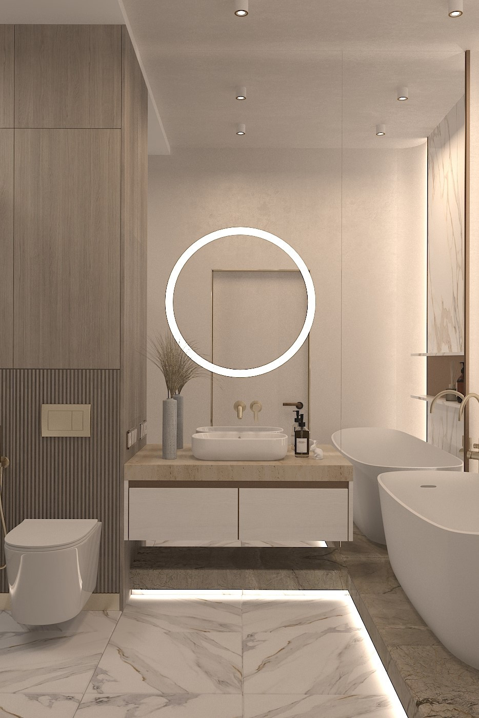 Спальня+ванная