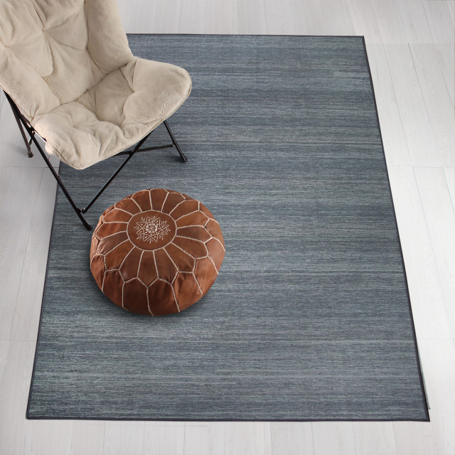 My Magic Carpet Solid Gray Rug, 5'x7'