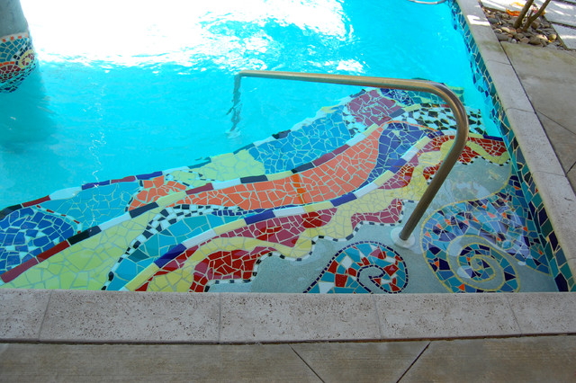 Florida Home tropicale-piscina