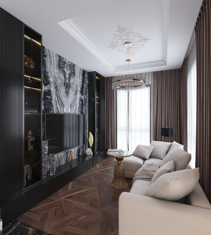 Квартира в современной классике в ЖК Дом Композиторовная