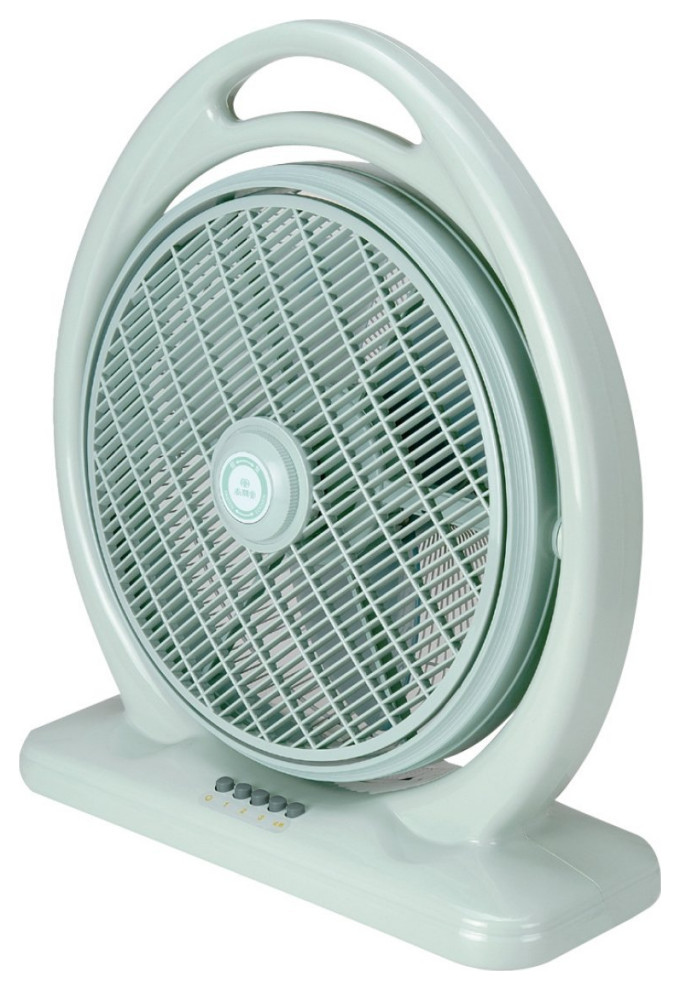 14" Box Fan Industrial Electric Fans by VirVentures Houzz
