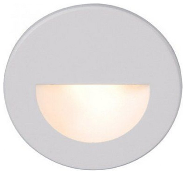 WAC Lighting WLLED300CWT LEDme2.9W 1 LED Circular Scoop Step Light