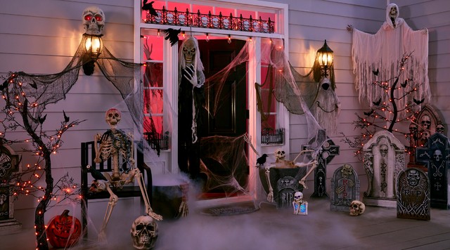 Halloween klassisk-veranda