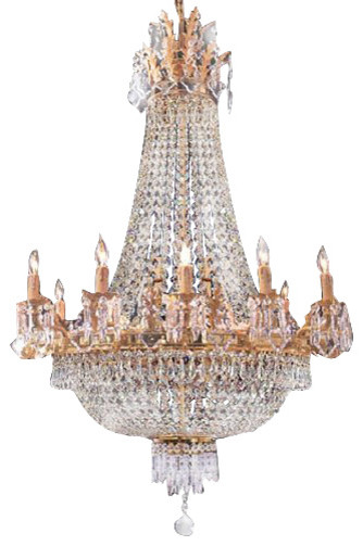 French Empire Crystal Chandelier - Traditional - Chandeliers - by Gallery