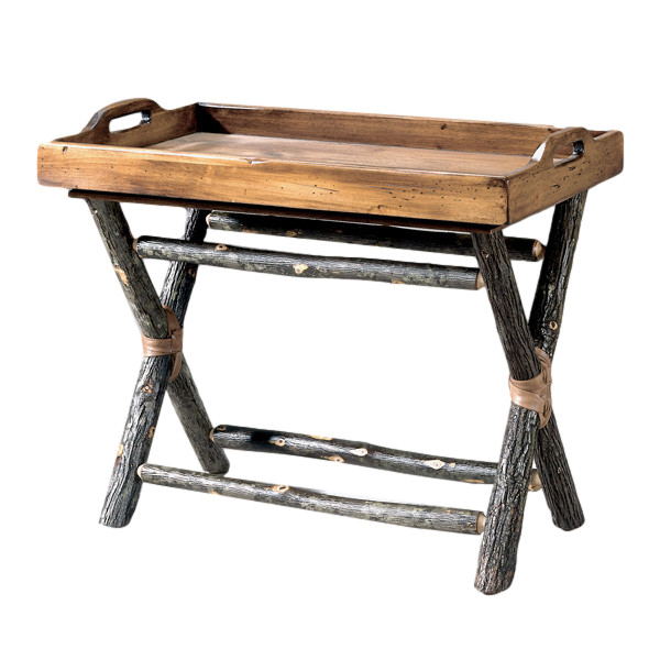 Tray End Table Rustic Side Tables And End Tables by Flat Rock
