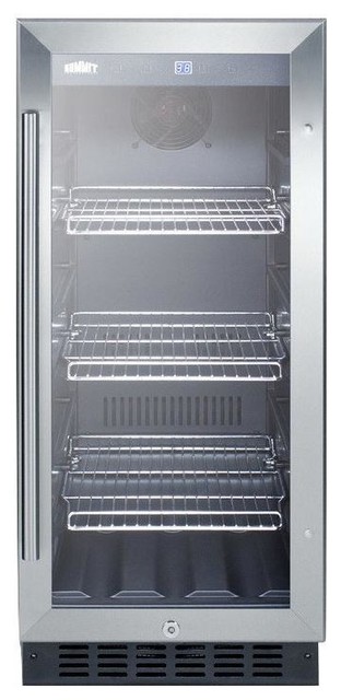 Summit SCR1536BG User-Friendly Features Beverage Refrigerator