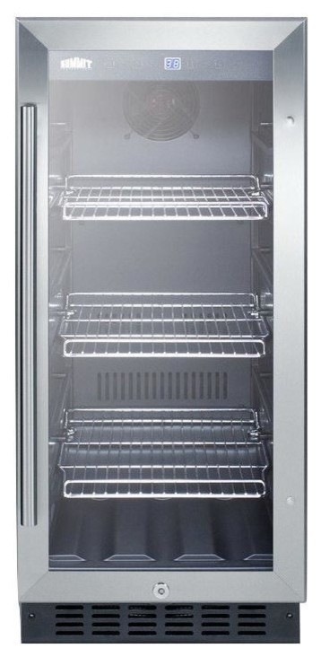 Summit SCR1536BG User-Friendly Features Beverage Refrigerator