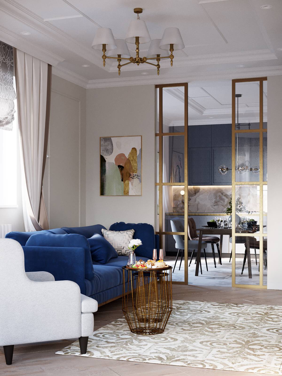 Лаконичный дизайн для загородного дома в Одинцово