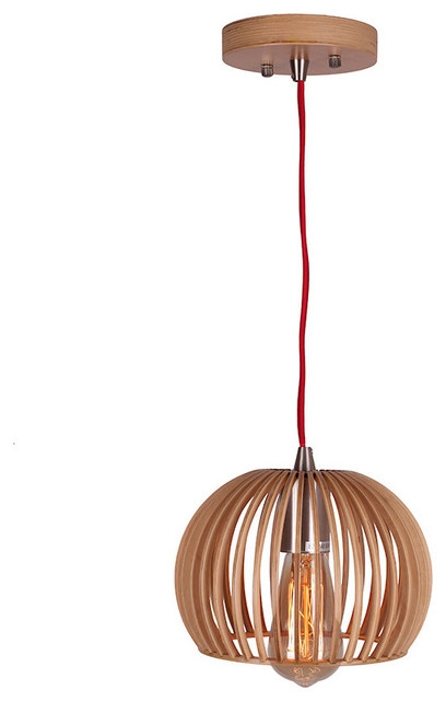 Modern Bentwood Bowl Shape Wooden Pendant Light Scandinavian Modern Bentwood Bowl Shape Wooden Pendant Light
