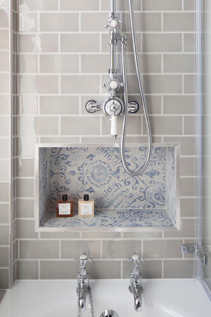 bathroom shelves in wall